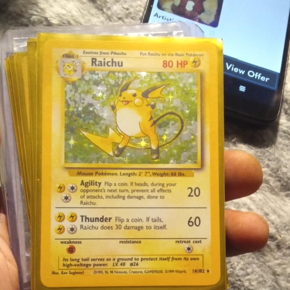 Nintendo Yellow and Green Card